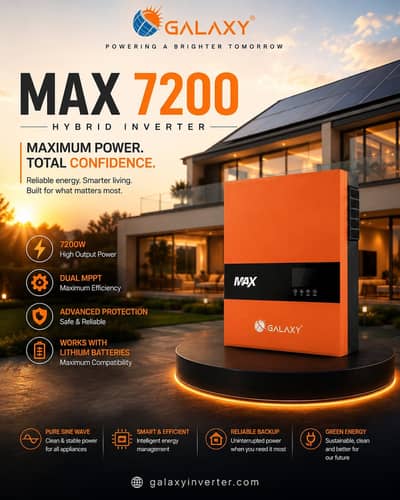 Ultra Plus | Galaxy Max | ECO | 4.2kw | 6.2kw Hybrid Solar Inverter