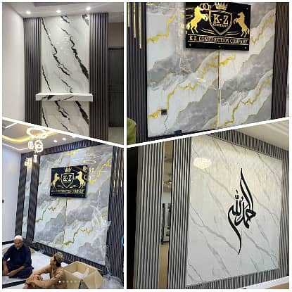 PVC wallpanel- Wpc wallpanel-Fluted wall panel-Solid panel-Media wall 2