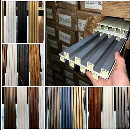 PVC wallpanel- Wpc wallpanel-Fluted wall panel-Solid panel-Media wall 3
