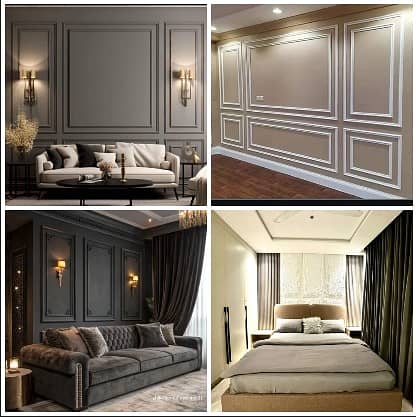 PVC wallpanel- Wpc wallpanel-Fluted wall panel-Solid panel-Media wall 7
