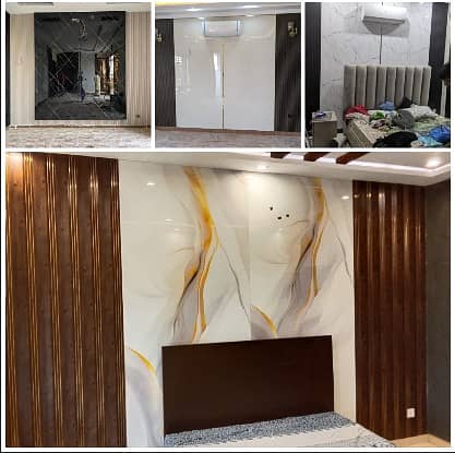 PVC wallpanel- Wpc wallpanel-Fluted wall panel-Solid panel-Media wall 8