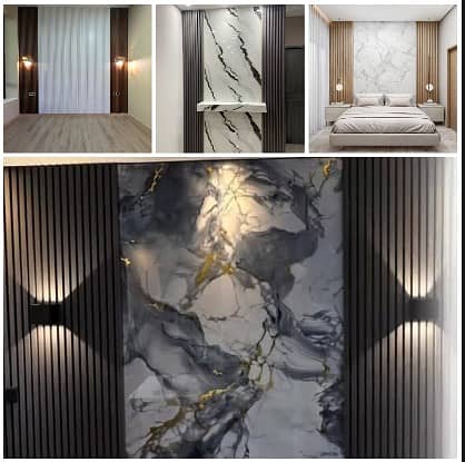 PVC wallpanel- Wpc wallpanel-Fluted wall panel-Solid panel-Media wall 9