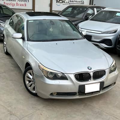 BMW 530i Model 2006 Reg 2006 Silver Color Only 85000 Km