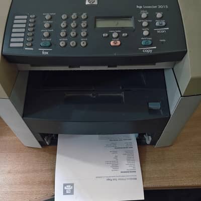 HP Laserjet 3015 only printing