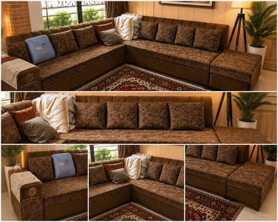 Premium L-Shape Sofa Set
