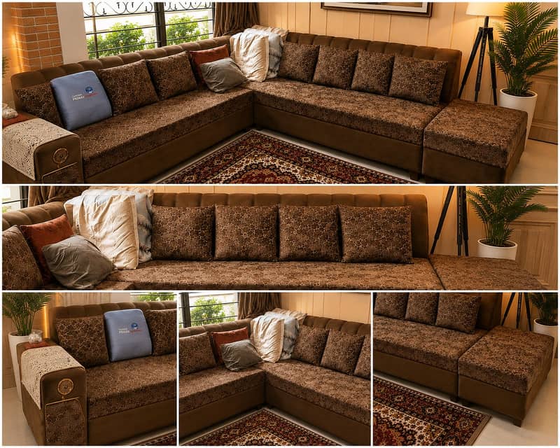 Premium L-Shape Sofa Set 0