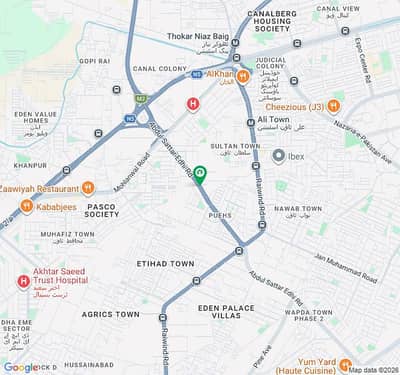 Commercial Plot Of 4 Kanal In Abdul Sattar Edhi Road For Rent