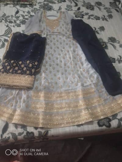 Walima bridal maxi untouched with bridal fancy dupatta