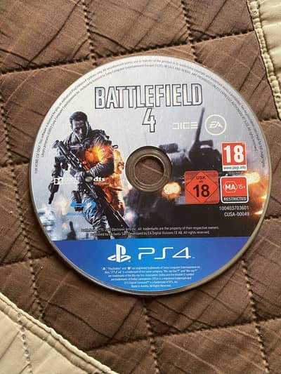 4 PS4 Game Discs