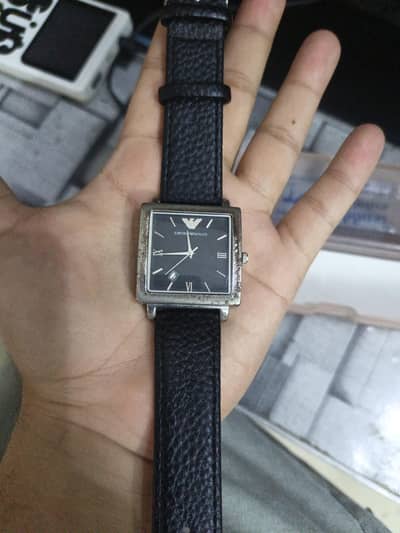 Emporio Armani Black dial