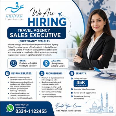 Travel Agency Sales Executive