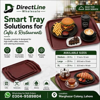 Tray, Serving Tray, Smart Tray, Bulk Serving Tray For Restaurants