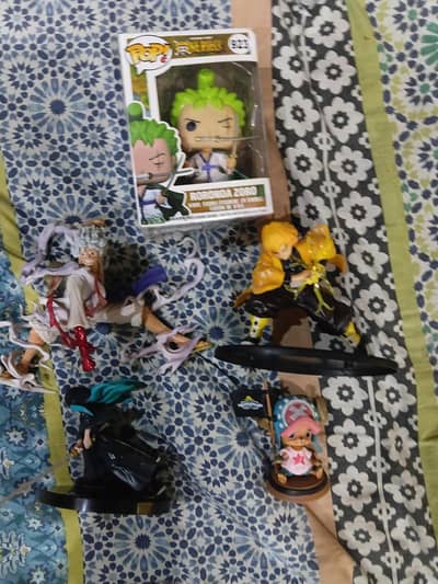 ANIME FIGURES and funko pop  good quality demon slayer and one piece