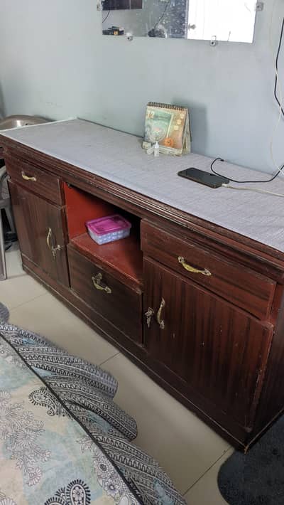 wooden dresser