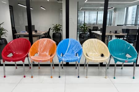 Saha plastic chairs