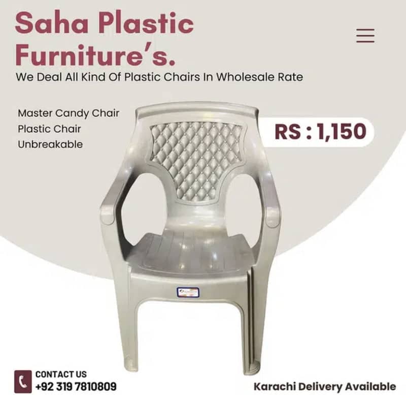 Saha plastic chairs 4
