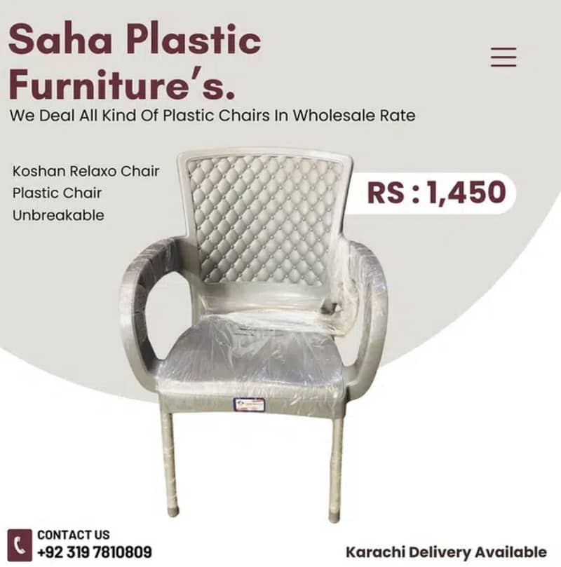 Saha plastic chairs 9