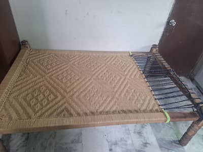 wooden charpai
