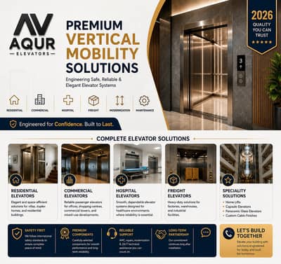 Commercial Elevator | Hydraulic Home Lift | cargo lift  Aqur Elevator