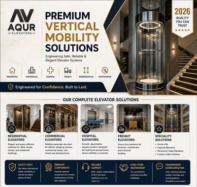 Elevators | Home, Commercial, Hospital & Cargo Lifts | Aqur elevator