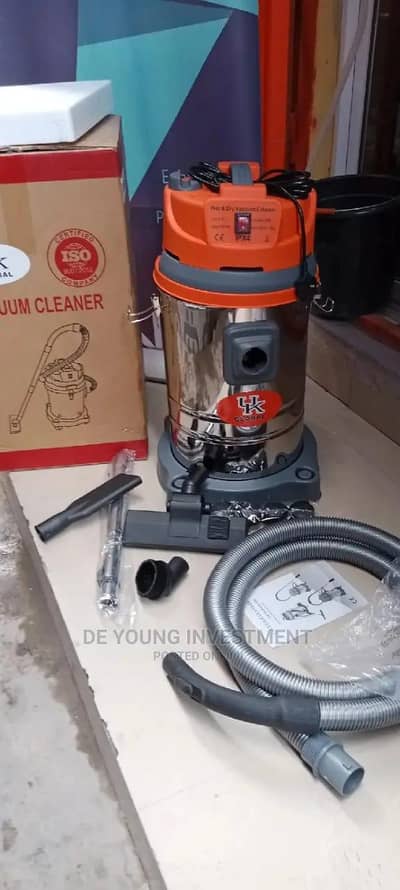 Stainless Steel High Power Vacuum Cleaner 30 Ltr Dust