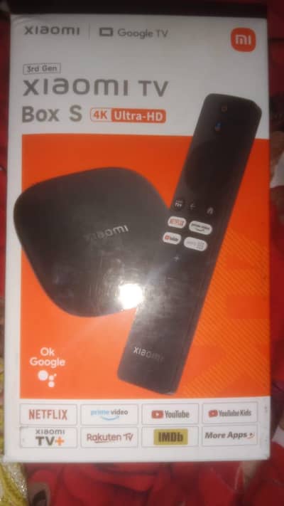 THE XIAOMI TV BOX S 3RD GENERATION 4K ULTRA MEDIA PLAYER WITH GOOGLE T