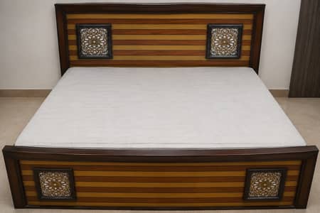 Complete Bedroom Furniture Set – Bed, Almari, Dressing Table & Side Ta