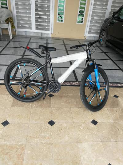 morgan 26 size cycle neon blue color barganing is allowed