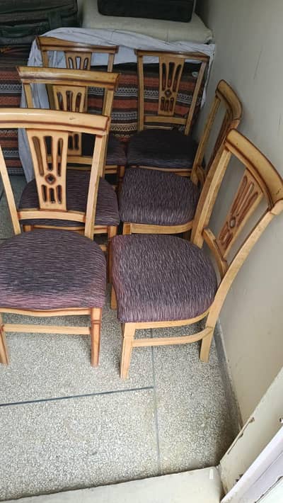 6 dining chairs