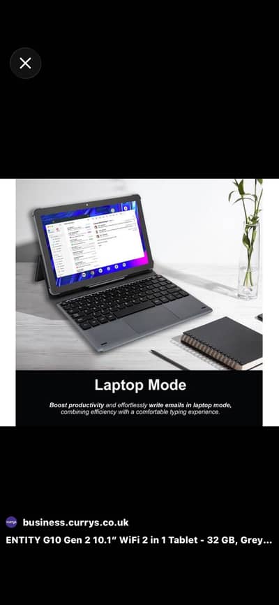 Laptop and tablet