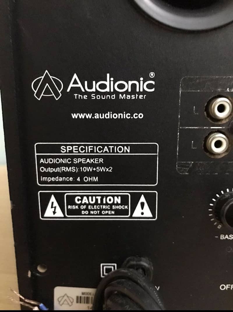 Audionic sound master sub woofer 2