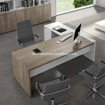 Manager Office Table with Integrated Side Rack (Mechano CHT-2)
