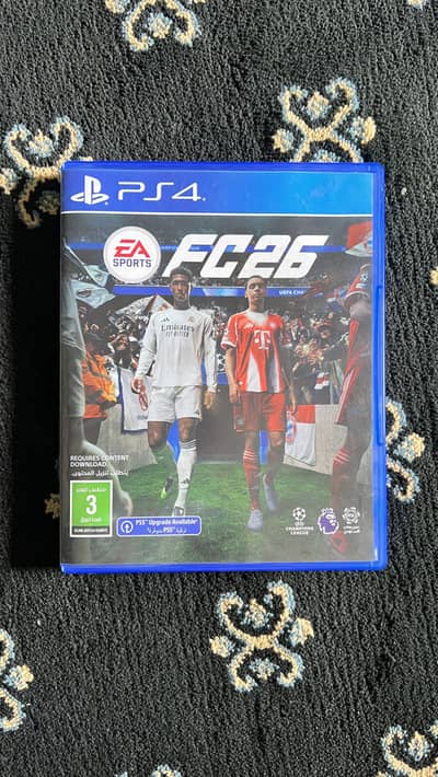 Ps4/ps5 games: EA FC 26 [Saudi Edition - Arabic Commentary - Boxed]