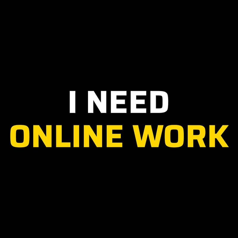 I Need Online Work 0