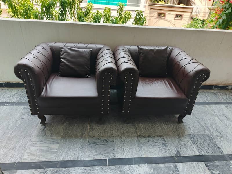 Two Single Seat sofas 6