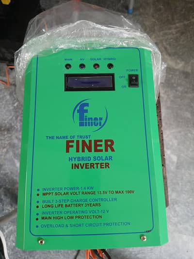 Hybrid solar inverter 1400waat fully automatic