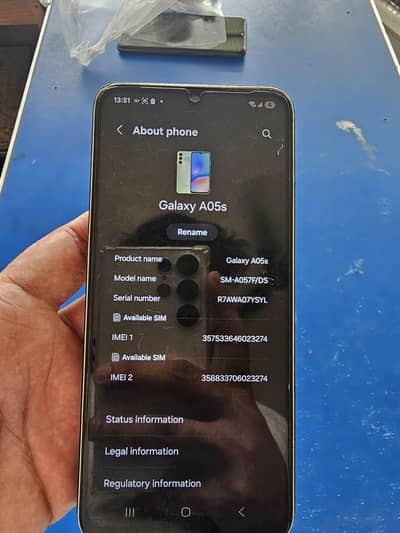 Samsung Mobile A05s 6GB 128GB | NON PTA | ALL OK | 100% Original