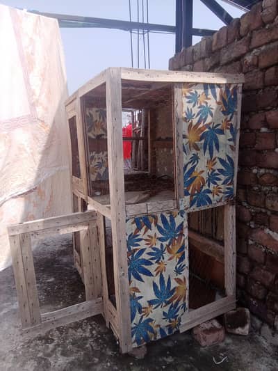 wooden cage