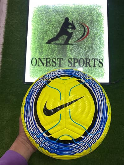 Nike flight Style Football – Size 5 | AeroSculpt Design | Yellow/Blue