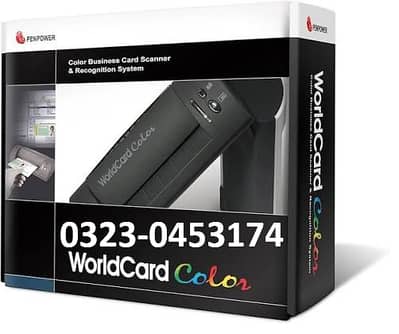 PenPower WorldCard Color Business Card Scanner | Smart Card Reader