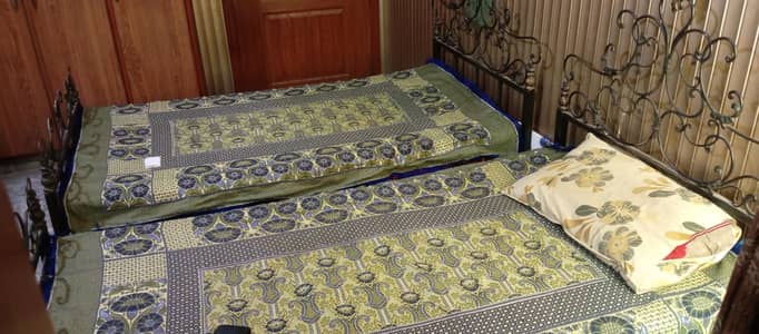 2 Strong Single Iron Bed with diamond supreme foam