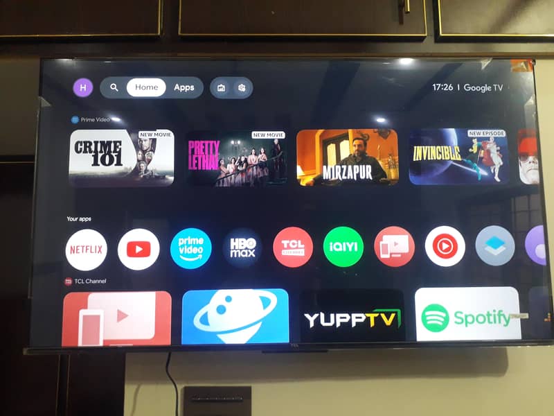 TCL android led 50"inch 1