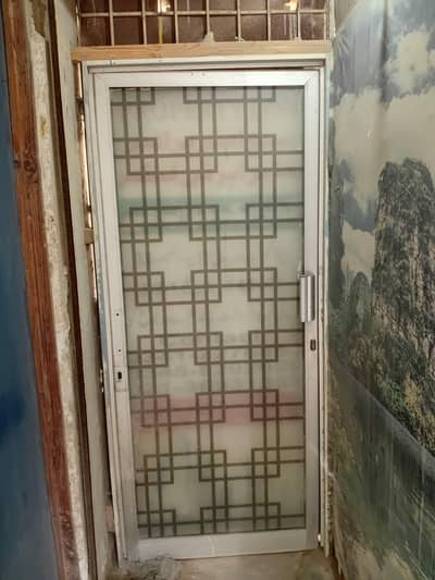 old Almunium+glass Doors look like new