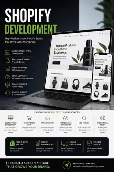 PROFESSIONAL SHOPIFY WEBSITE DEVELOPER