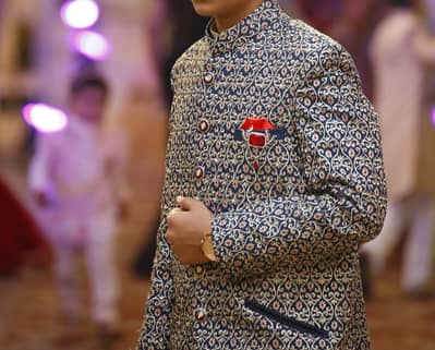 heavy embroidered Prince coat 10/8 condition