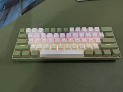 Wireless Mexhanical Gaming Keyboard 60% (Blue Switches) With Box