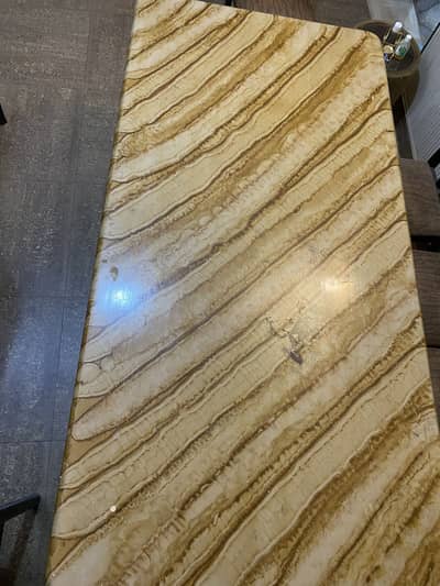 Pure Wood dining table with 8 chairs