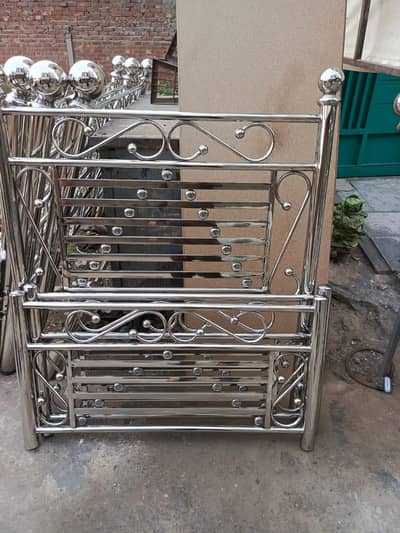 New stainless steel Single Bed | Steel Furniture | Double Bed |