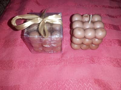 3×3 Cube candle