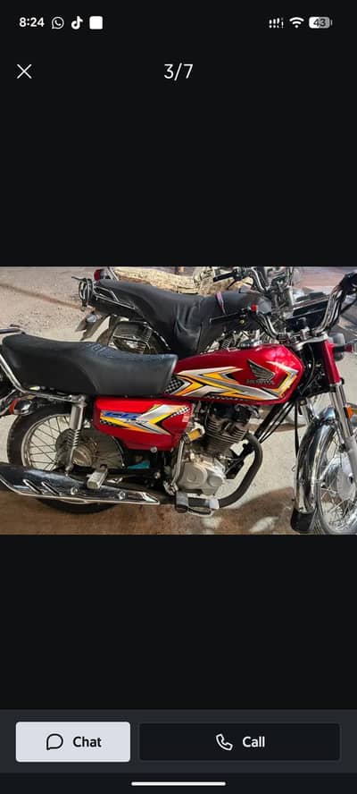 Honda CG 125 2025 Model – Genuine – 4,000 KM – Excellent Condition